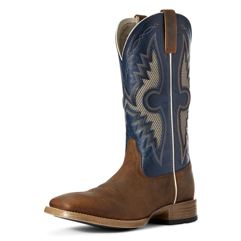 Ariat Solado VentTEK - Western Laarzen Bruin / Donkerblauw Heren - 18848-275